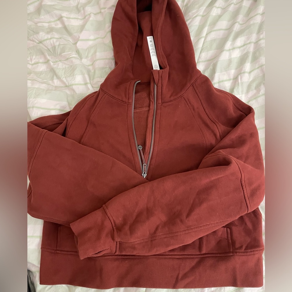Half-Zip OS Scuba (Date Brown)